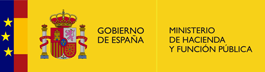 Escudo Gobierno de España. Ministerio de Hacienda y Función Pública.