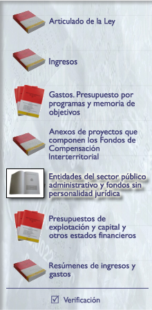 Entidades del sector pblico administrativo y fondos sin personalidad jurdica