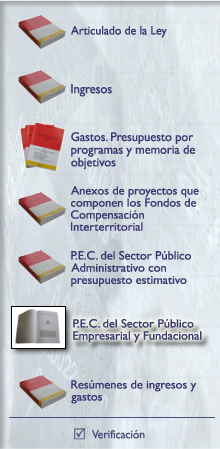 Presupuestos de explotacin y capital del Sector Pblico Empresarial y Fundacional